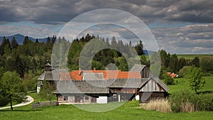 Traditional folk village architecture, Martin, Slovakia