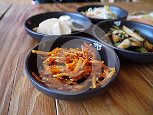 Traditional food kimchi, Korea
