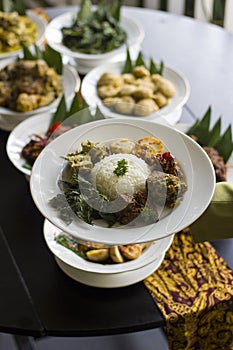 Traditional food from Padang, Indonesia