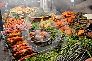 Traditional food stall photo