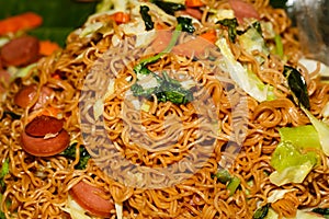 Traditional food in Thailand - noodles, pad thai