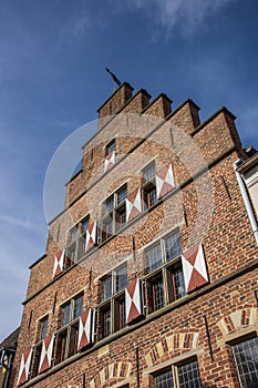 Traditional gable of an old house in Xanten