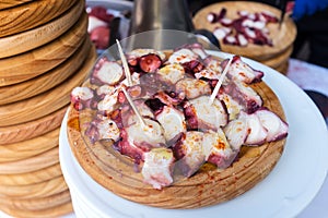 Traditional Galician seafood