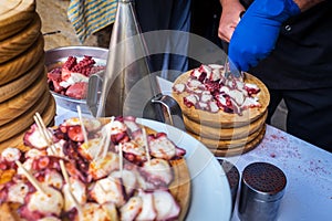 Traditional Galician seafood