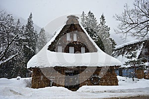 Traditional gassho style houses at Gokayama Gassho no Sato