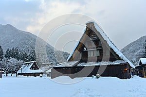 Traditional gassho style houses at Gokayama Gassho no Sato, Japan