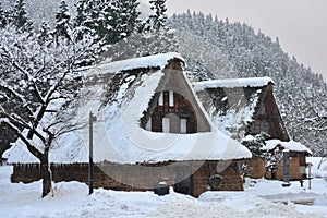 Traditional gassho style houses at Gokayama Gassho no Sato, Japan