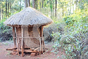Traditional granary of Kenyan people