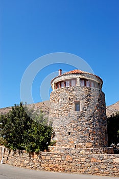 Traditional Greek architecture at Crete island