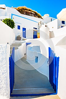 Traditional greek architecture on Santorini island, Greece