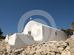 Traditional Greek chapel.