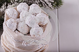 Traditional Greek Christmas cookies