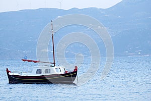 Traditional Greek fishing boat