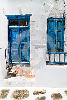 Traditional greek house on Mykonos island, Greece