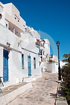 Traditional greek house on Mykonos island