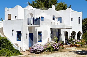 Traditional greek house at Samothraki island