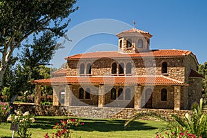 Traditional Greek orthodox church located at Halkidiki