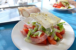 Traditional Greek salad