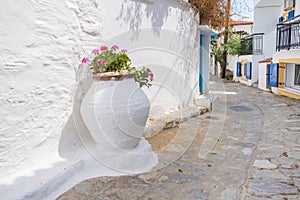 Traditional Greek street.