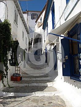 Traditional greek street