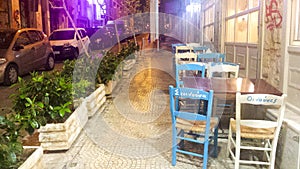 Traditional greek tavern from Athens city
