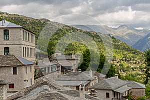 Traditional greek village Syrrako Epirus, Greece.