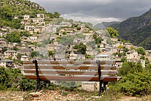 Traditional greek village Syrrako Epirus, Greece.