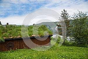 Traditional Green Roof of Norway, Scandinavia