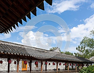 Traditional Gyeongbok Palace on a sunny day