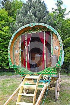 Traditional gypsy caravan