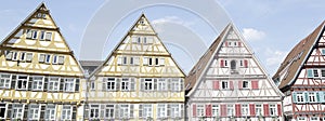 Traditional half-timbered houses