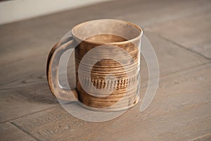 Traditional handcrafted mug