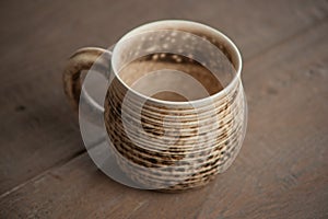 Traditional handcrafted mug