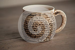 Traditional handcrafted mug