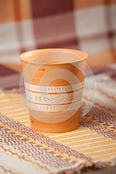 Traditional handcrafted mug