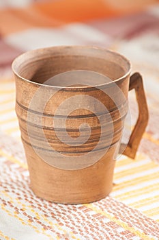 Traditional handcrafted mug