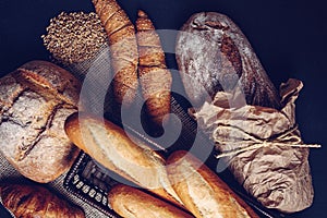 Traditional handmade breads and pastries