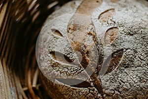 Homemade sourdough bread photo