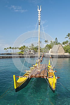 Traditional Hawaiian Outrigger