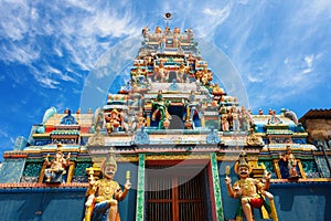 A traditional Hindu temple in Galle road 8000, Colombo, Sri Lanka