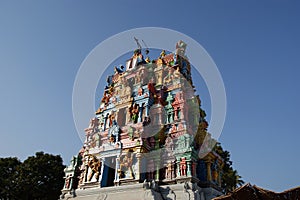 Traditional Hindu temple, South India, Kerala