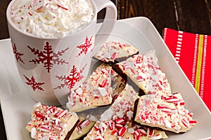 Traditional Holiday Chocolate Peppermint Bark