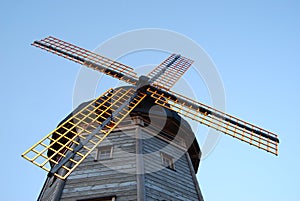 Traditional Holland windmill