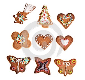 Traditional home baked ginger cookies