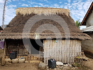 Traditional home from nusapenida, Bali photo