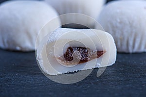 Traditional homemade rice sweet, japanese mochi