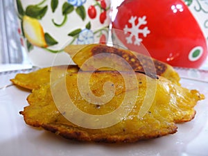 Traditional honduras food platain pasty filled with fruit or meat 2