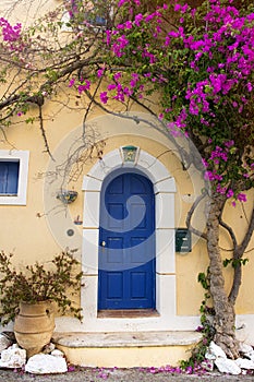 Traditional house in Assos, Kefalonia, Greece