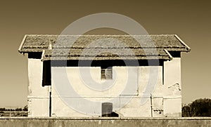 Traditional house, background, high constrast photo