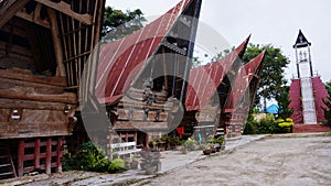 Traditional house Batak Tobanese